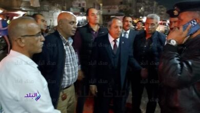 تحت إشراف محافظ بورسعيد .. حملة لإزالة الإشغالات بزهور بورسعيد