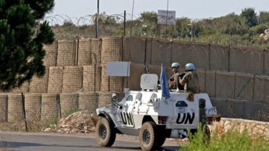 سقوط قذيفة مدفعية على مقر القطاع الغربي في لبنان